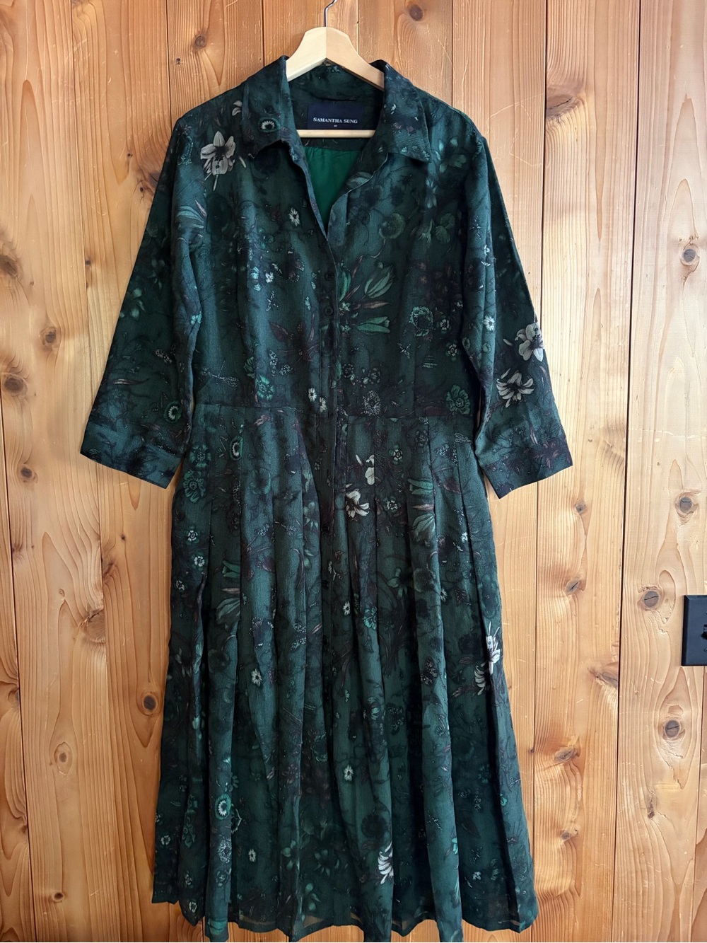 Samantha Sung Audrey Wool Shirtdress